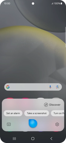 Press the settings icon. Press the settings icon.