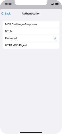Press Password.