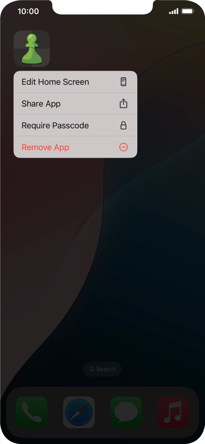 Press Require Passcode.