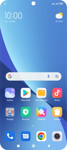 The divert icon shows that all incoming calls are diverted.