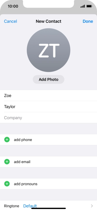 Press add phone. Press add phone.
