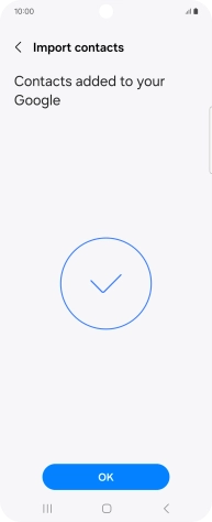 Press OK. Press OK.