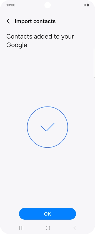 Press OK. Press OK.