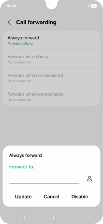 Press Disable.