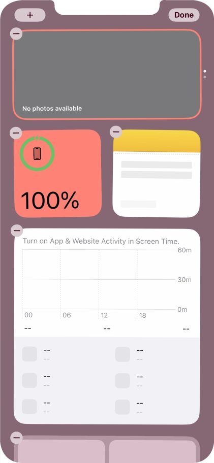Press the add icon.