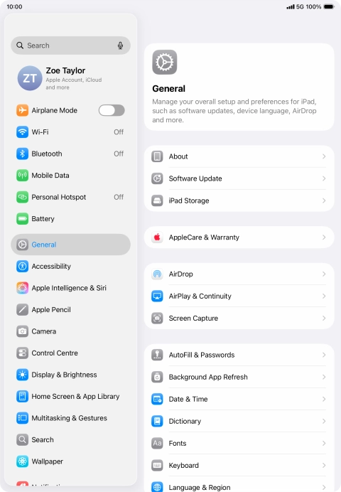 Press Apple Intelligence & Siri. Press Apple Intelligence & Siri.