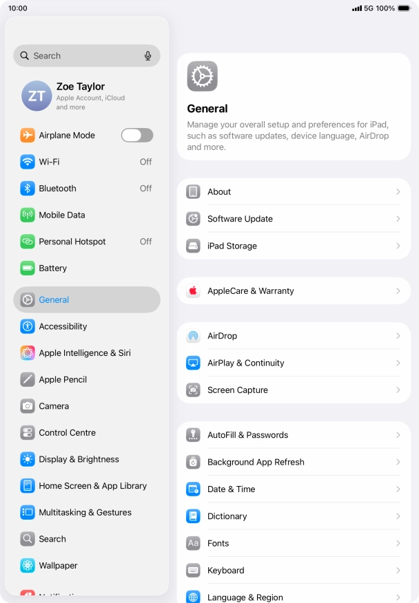 Press Apple Intelligence & Siri. Press Apple Intelligence & Siri.