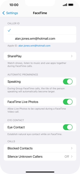 Press SharePlay.