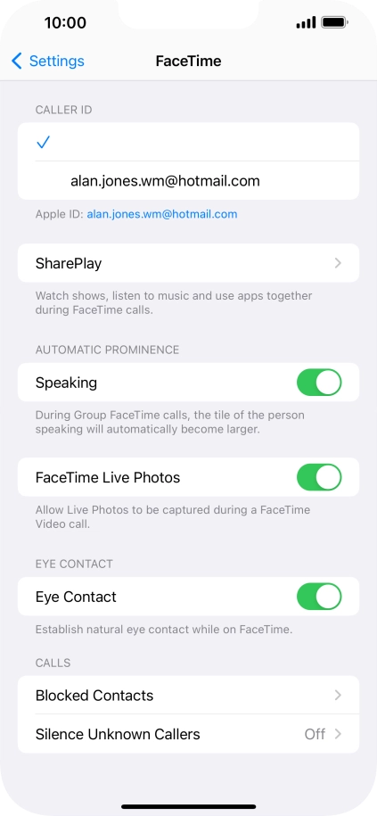 Press SharePlay.