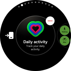 Press the remove widget icon.