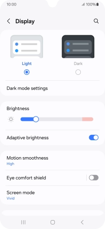 Press the indicator next to Press the indicator next to