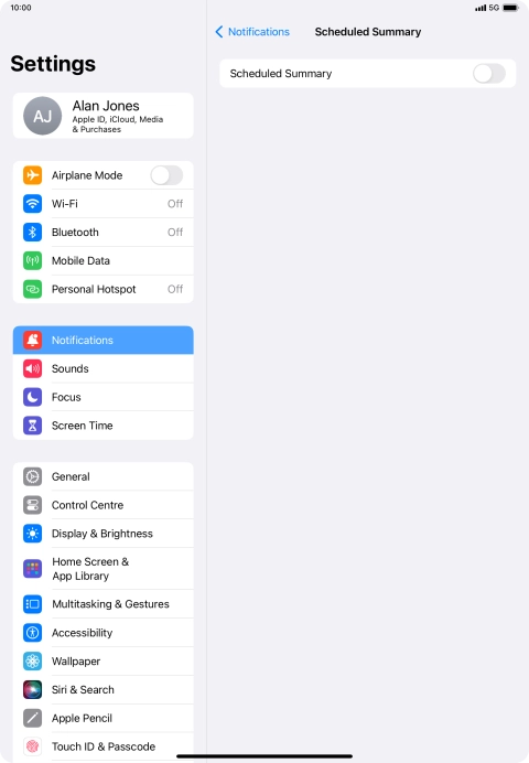 Press the indicator next to Press the indicator next to