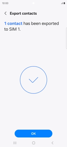 Press OK. Press OK.