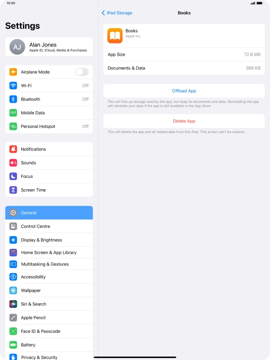 Press Offload App. Press Offload App.
