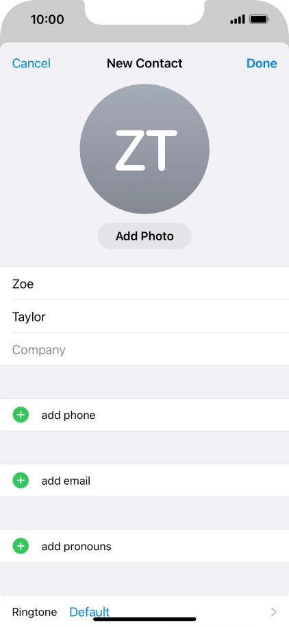 Press add phone. Press add phone.