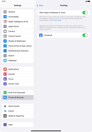 Press the indicator next to Press the indicator next to