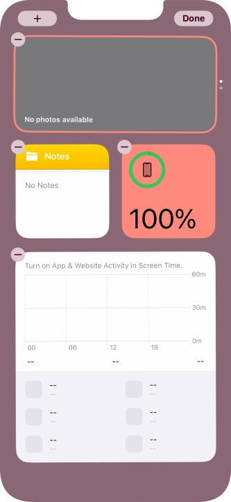Press the add icon.