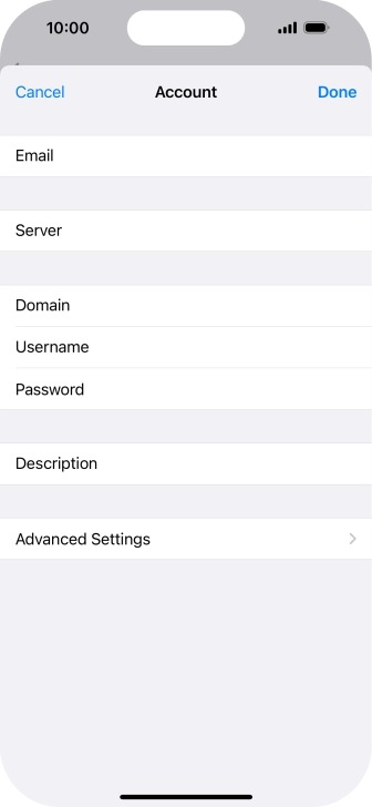 Press Advanced Settings.