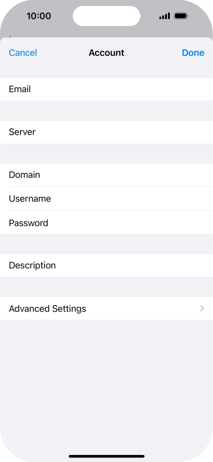 Press Advanced Settings.