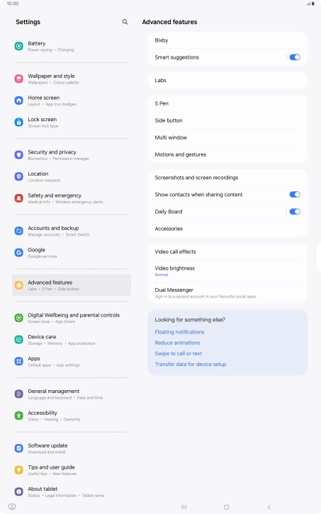 Press Bixby.
