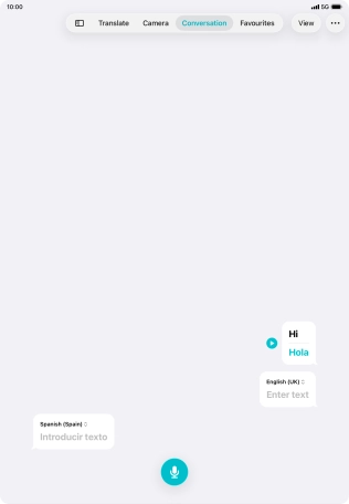 Press the menu icon. Press the menu icon.