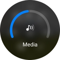 Slide the circle to select the required volume. Slide the circle to select the required volume.