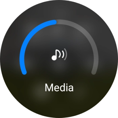 Slide the circle to select the required volume. Slide the circle to select the required volume.