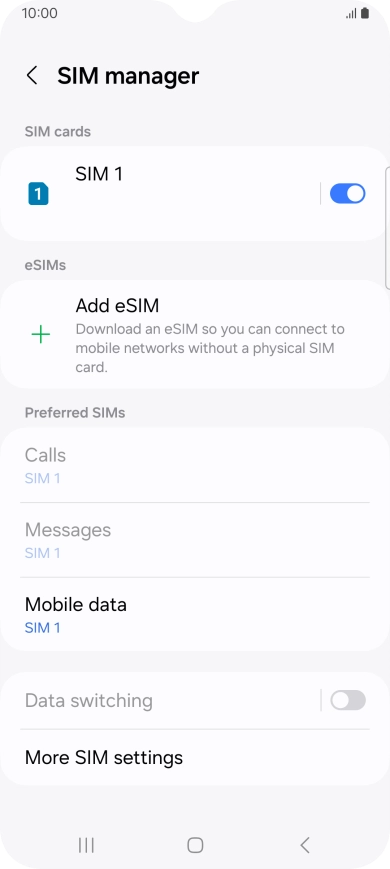 Press Add eSIM.
