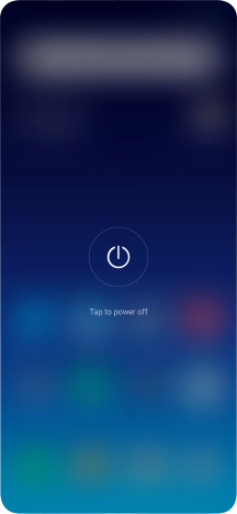 Press Tap to power off. Press Tap to power off.