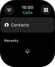 Press the keypad icon.