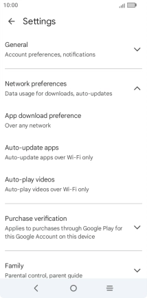 Press Auto-update apps. Press Auto-update apps.