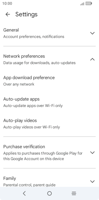 Press Auto-update apps. Press Auto-update apps.