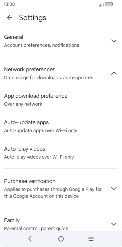 Press Auto-update apps. Press Auto-update apps.