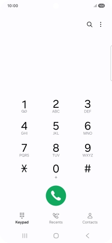 Press the menu icon. Press the menu icon.