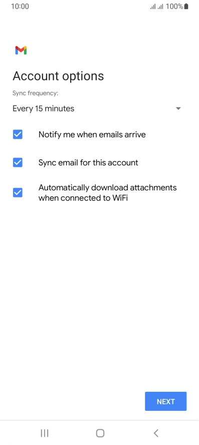 Press the drop down list below 