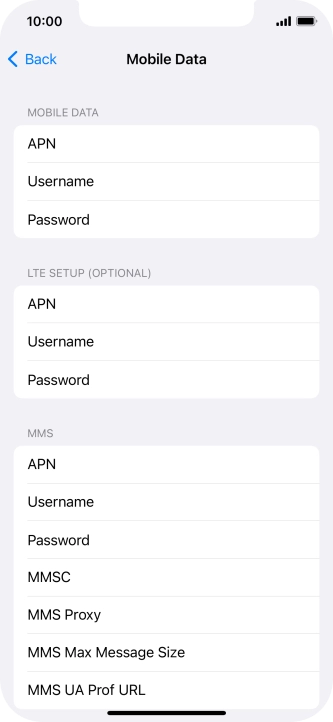 Press APN and key in wap.vodafone.co.uk.