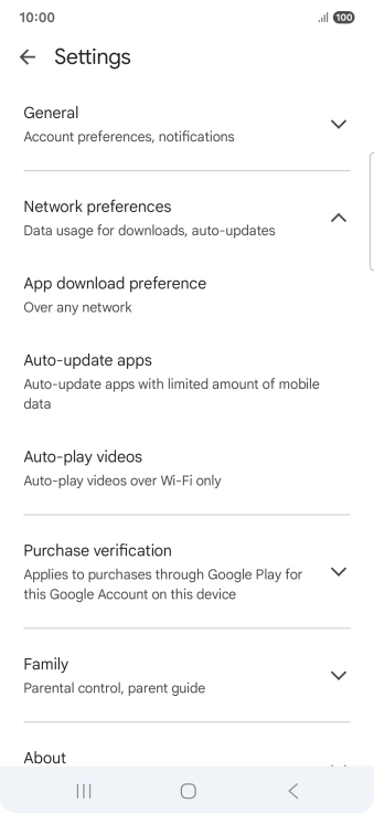 Press Auto-update apps. Press Auto-update apps.