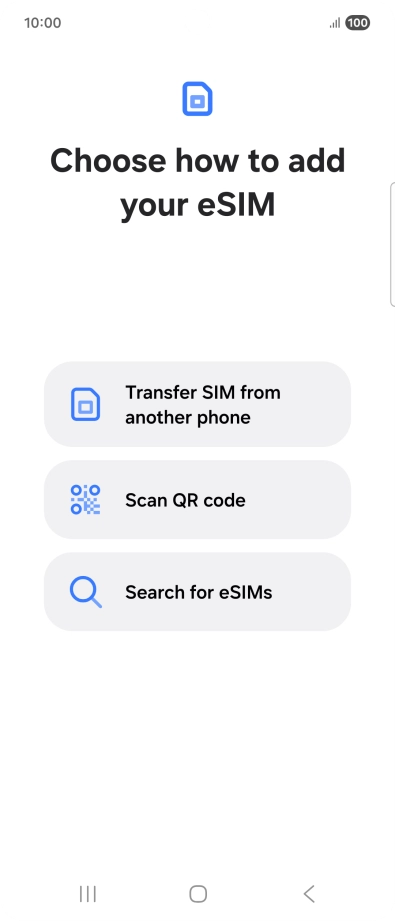 Press Scan QR code. Press Scan QR code.
