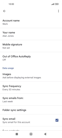 Press Account name and key in the required name. Press Account name and key in the required name.