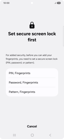 Press the required phone lock code and follow the instructions on the screen to create an additional phone lock code. Press the required phone lock code and follow the instructions on the screen to create an additional phone lock code.
