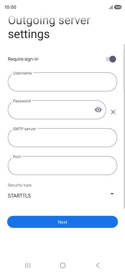 Press the indicator next to Press the indicator next to