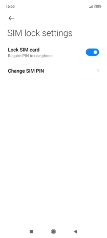 Press Change SIM PIN. Press Change SIM PIN.