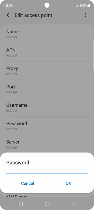 Key in wap and press OK. Key in wap and press OK.