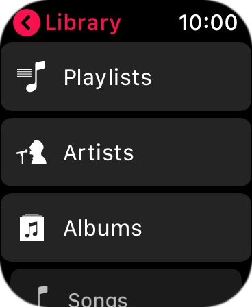 Press Playlists.