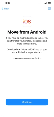 To transfer content to your phone, you need to install the app To transfer content to your phone, you need to install the app