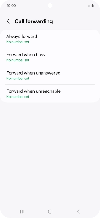 Press the Home key to return to the home screen.