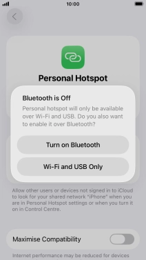 If Wi-Fi is turned on, press Wi-Fi and USB Only. If Wi-Fi is turned on, press Wi-Fi and USB Only.