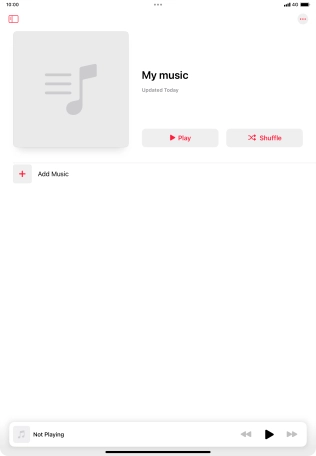 Press Add Music.