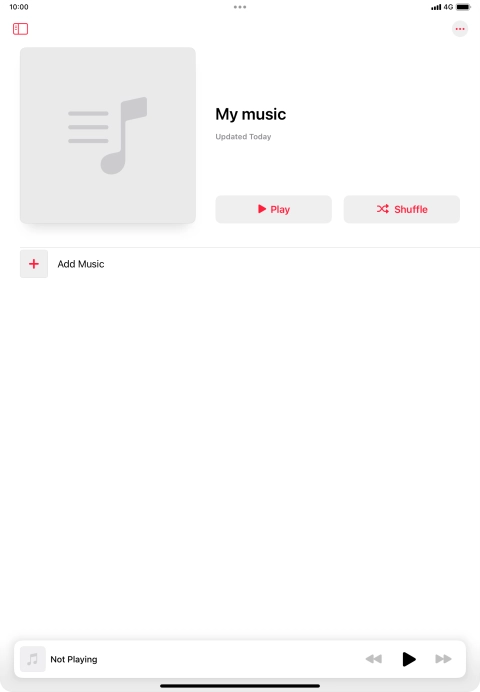 Press Add Music.