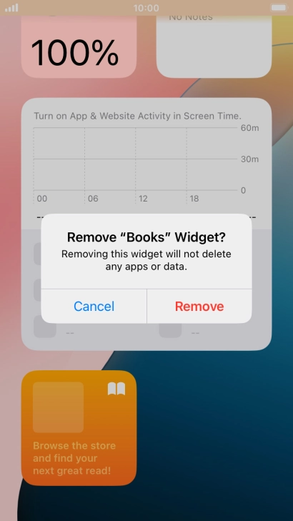 Press Remove.